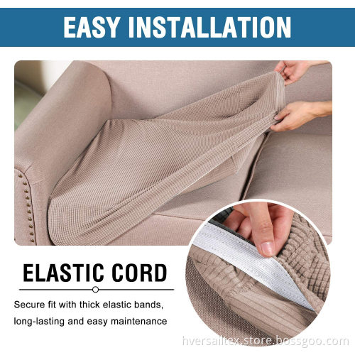 Jacquard Textured Individual Seat Cushion Cover